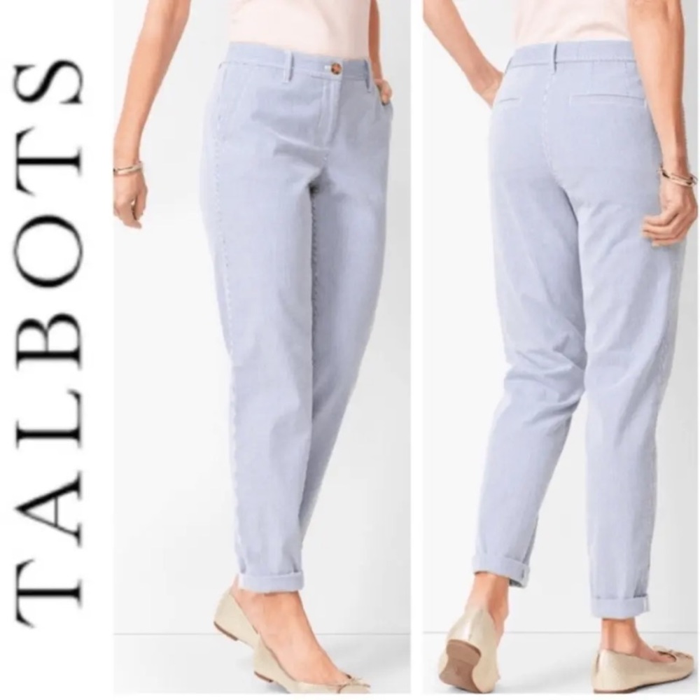Talbots The Weekend Chino Stripe NWOT